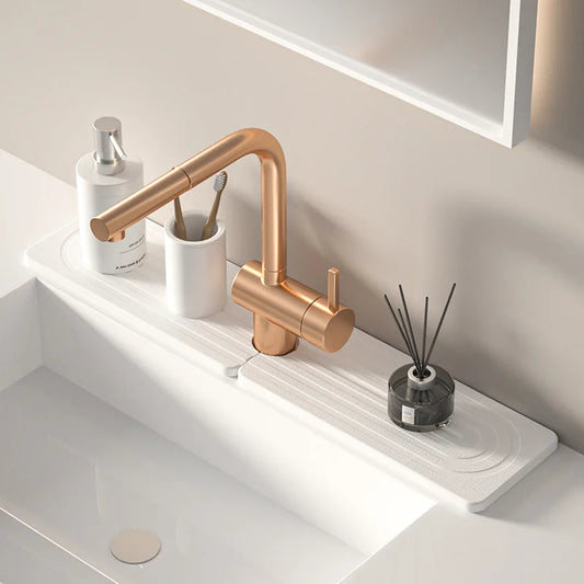 Diatom Mud Water-absorbing Quick-drying Hard Mat Kitchen Bathroom Sink Hand Wash Mat