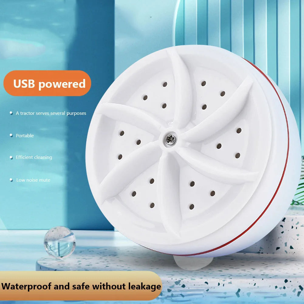 Turbine Rotation Washer Machine Wheel Bubble Ultrasonic Turbo Washing Machines Multifunction Low Noise for Socks Underwear