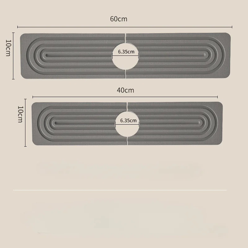 Diatom Mud Water-absorbing Quick-drying Hard Mat Kitchen Bathroom Sink Hand Wash Mat