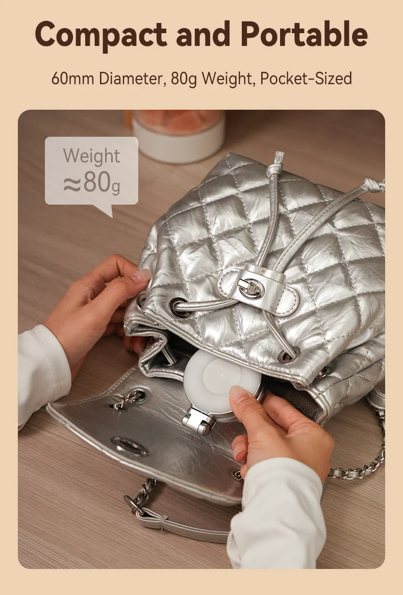 TELESIN Smartphone Magnetic Fill Light Mini Selfie Light 3 Modes Adjustable Brightness for Iphone XIAOMI HUAWEI SAMSUNG Phone