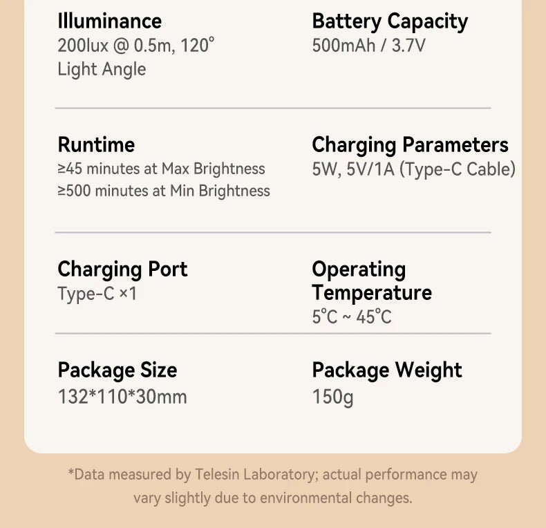 TELESIN Smartphone Magnetic Fill Light Mini Selfie Light 3 Modes Adjustable Brightness for Iphone XIAOMI HUAWEI SAMSUNG Phone