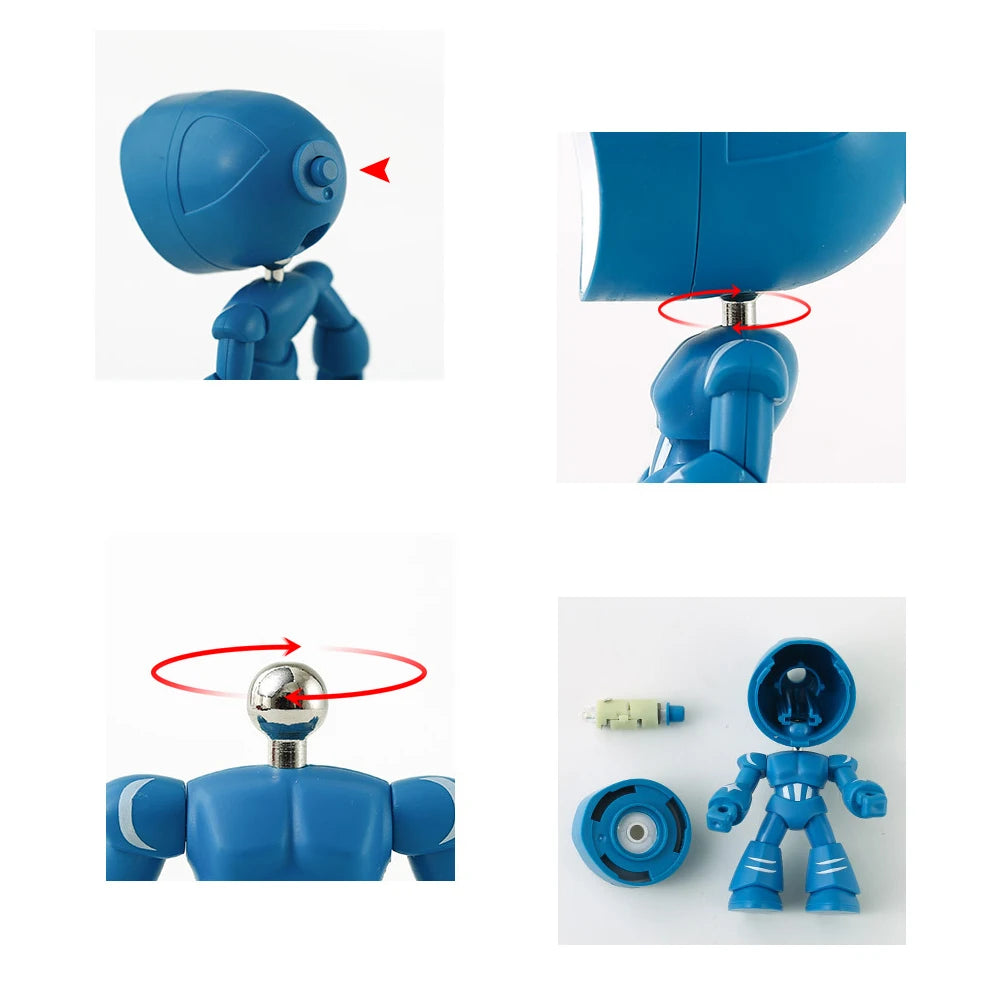 Mini Night Light LED Cartoon Cute Hero Police Desk Lamp Desktop Ornament Bedside Bedroom Table Lights Children Boy Holiday Gifts