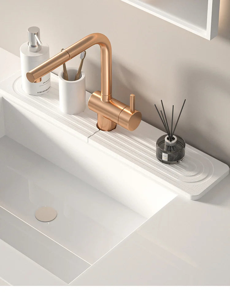 Diatom Mud Water-absorbing Quick-drying Hard Mat Kitchen Bathroom Sink Hand Wash Mat